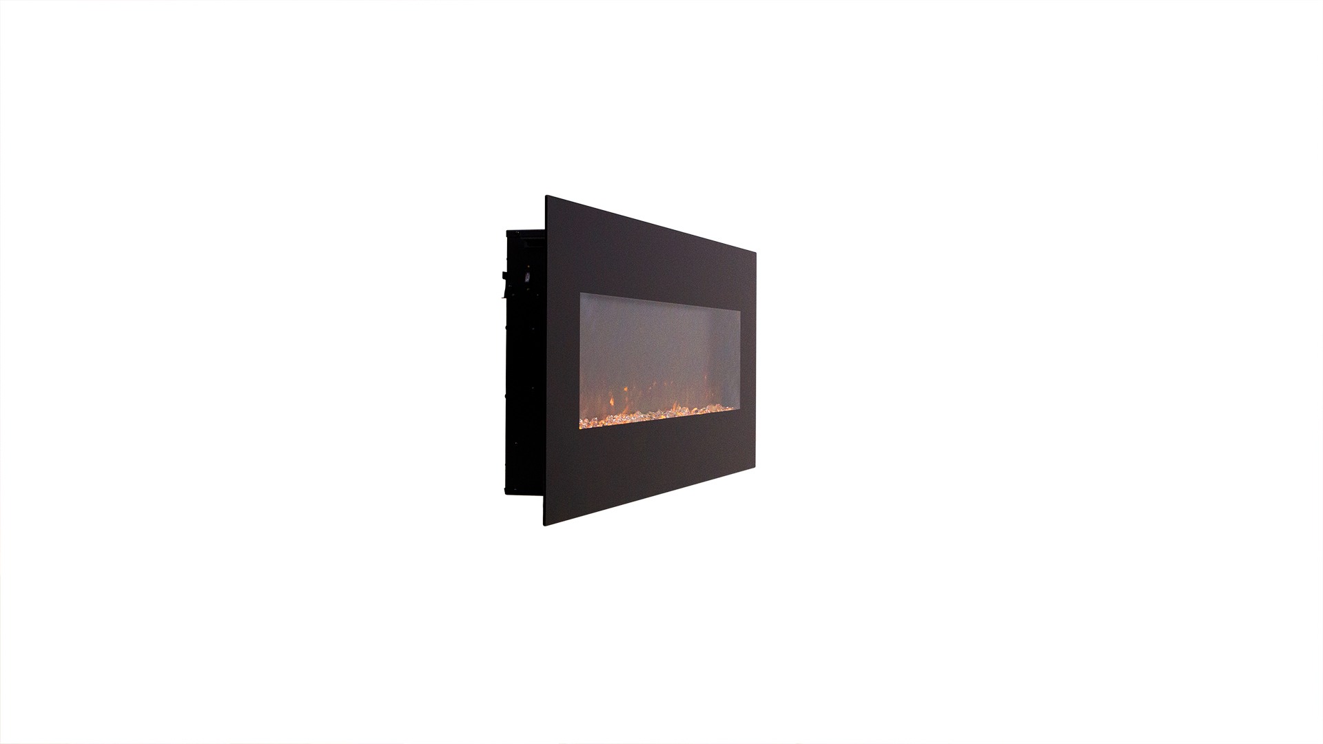 De Sfeerhaard - Elektrische haard - Vancouver 152  cm - Zwart - Met verwarming